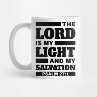 The Lord is my light and my salvation Unisex Bible Verse Christian Mug